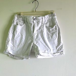 Old navy white denim shorts kids size XL